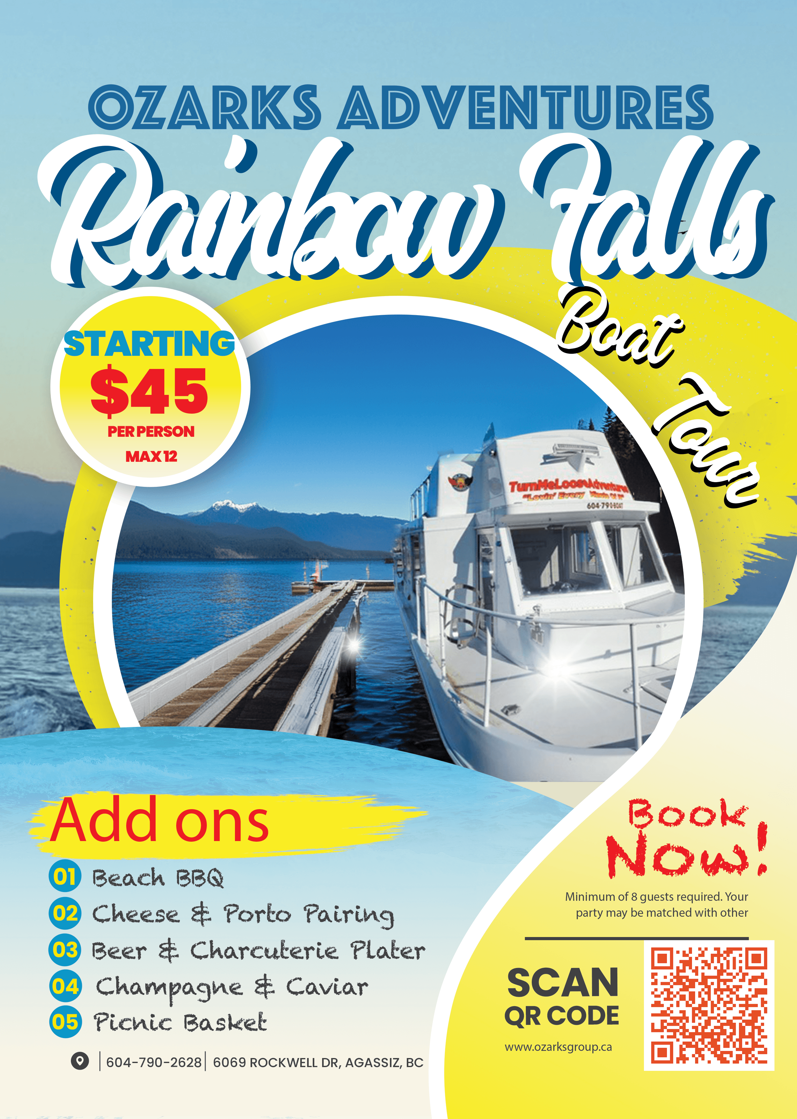 Rainbow Falls Boat Tour